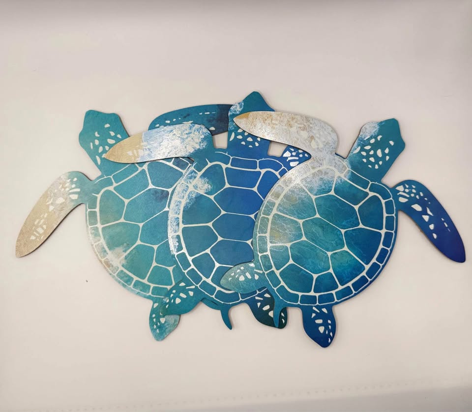 Wood Turtles Decor