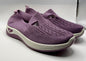 Women’s Purple Slip-On Knit Walking Sneakers – Lightweight Cushion Sole SIZE 36