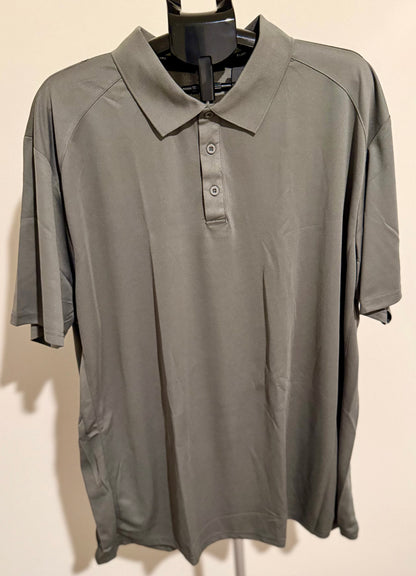 Men’s Performance Polo Shirt Bundle (3 Total) – Navy, Black & Gray SIZE XXXXL