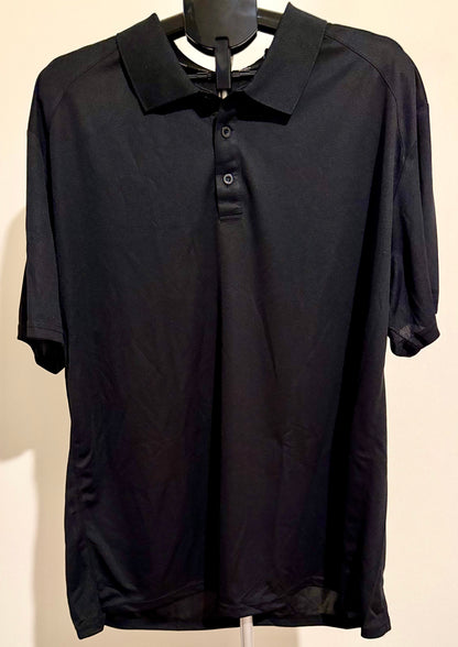 Men’s Performance Polo Shirt Bundle (3 Total) – Navy, Black & Gray SIZE XXXXL
