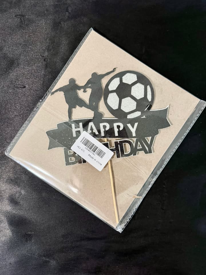 Happy Birthday Soccer Theme