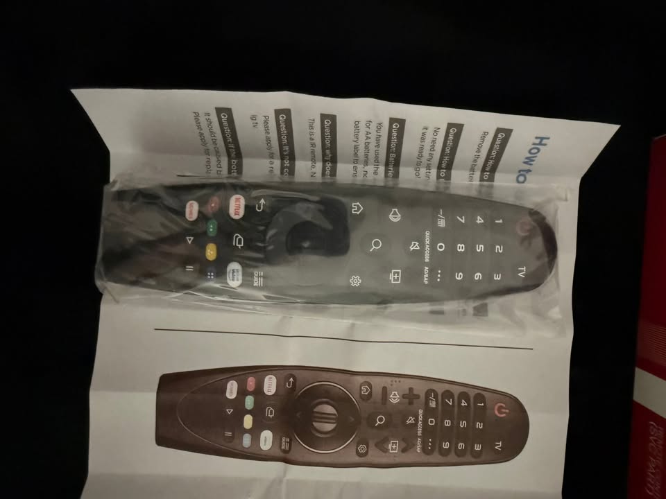 Smart TV Remote Control Transmitter