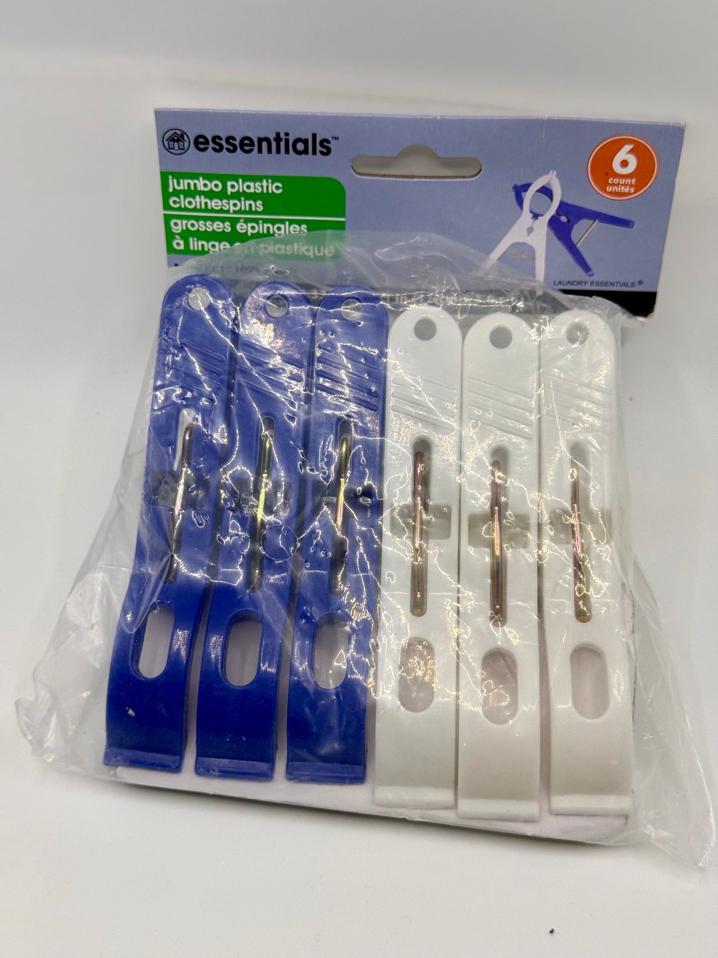 Jumbo Plastic Clothespins