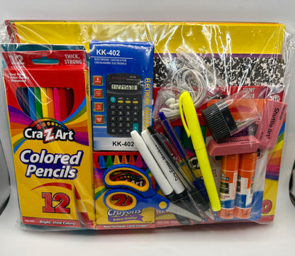 Student Essentials Pack – Art, Writing & Classroom Supplies