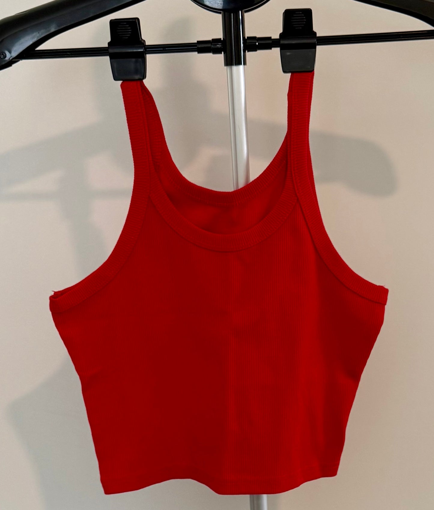 Red Crop Tank SIZE XS