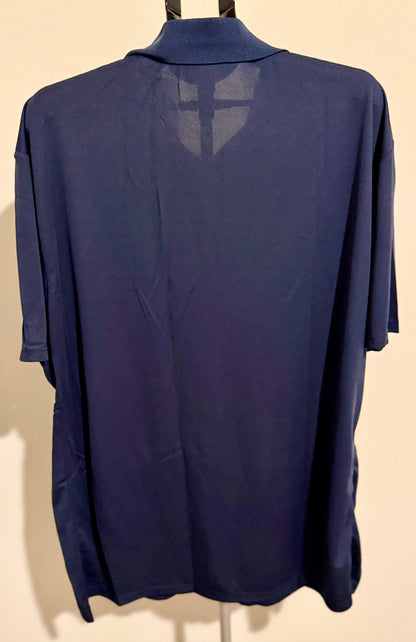 Men’s Performance Polo Shirt Bundle (3 Total) – Navy, Black & Gray SIZE XXXXL