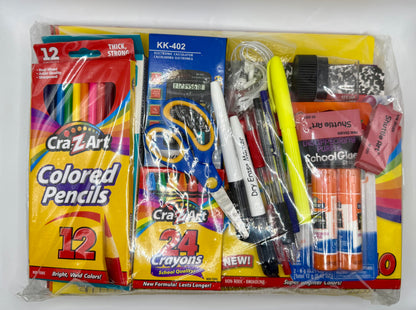 Student Essentials Pack – Art, Writing & Classroom Supplies