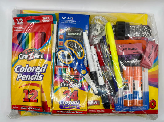 Student Essentials Pack – Art, Writing & Classroom Supplies
