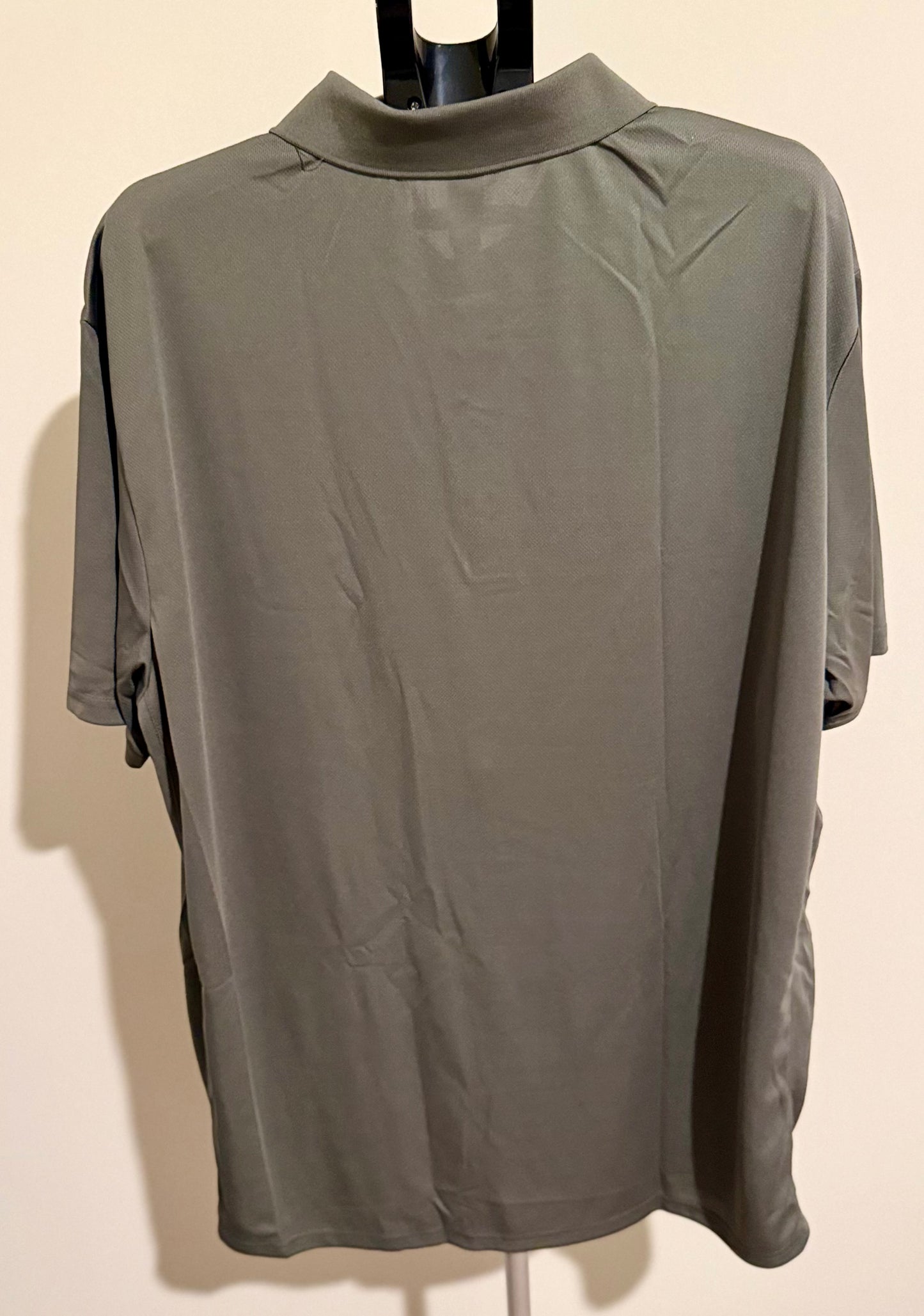 Men’s Performance Polo Shirt Bundle (3 Total) – Navy, Black & Gray SIZE XXXXL