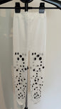 Kids White Polka Dot Tights – Soft Stretch Fit