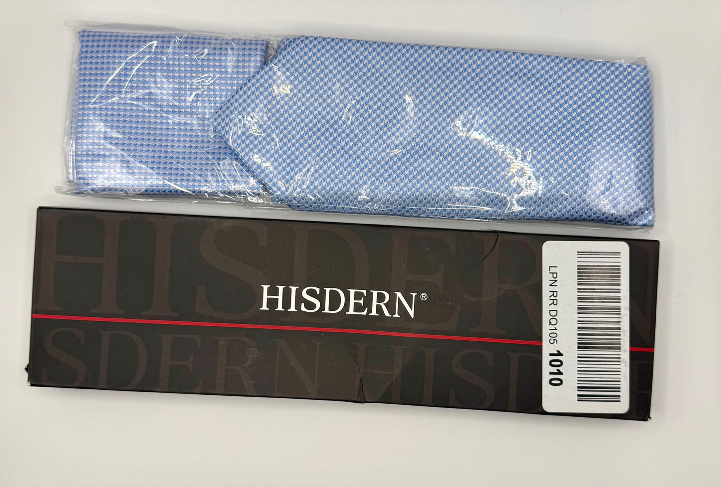 HISDERN Light Blue Business Necktie