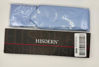 HISDERN Light Blue Business Necktie