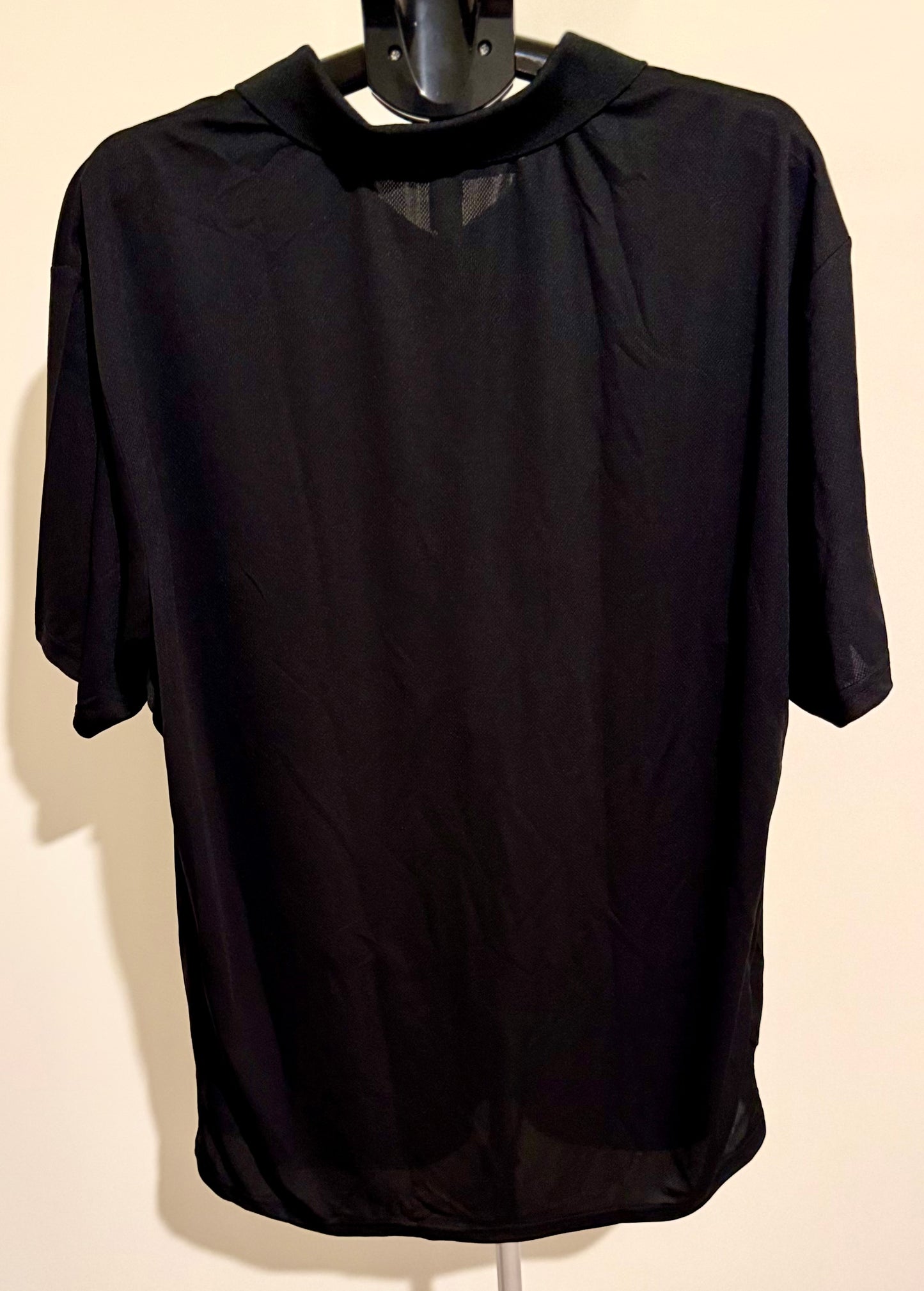 Men’s Performance Polo Shirt Bundle (3 Total) – Navy, Black & Gray SIZE XXXXL