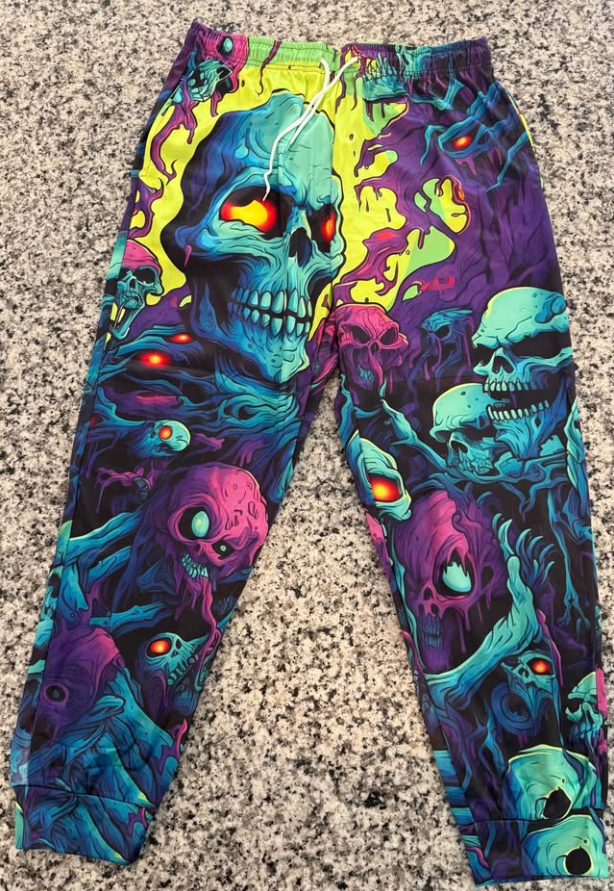 Skull Joggers SIZE M